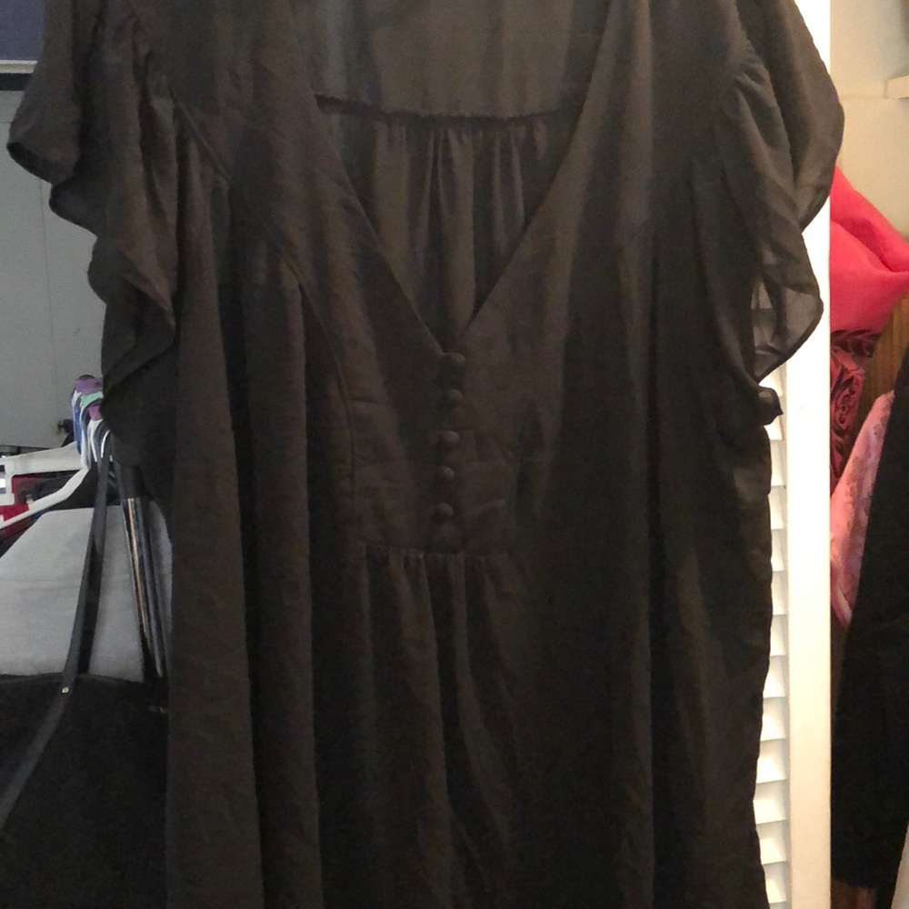 Black dress top